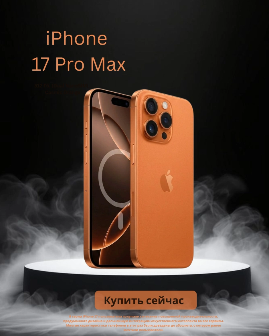 iPhone 17 pro max